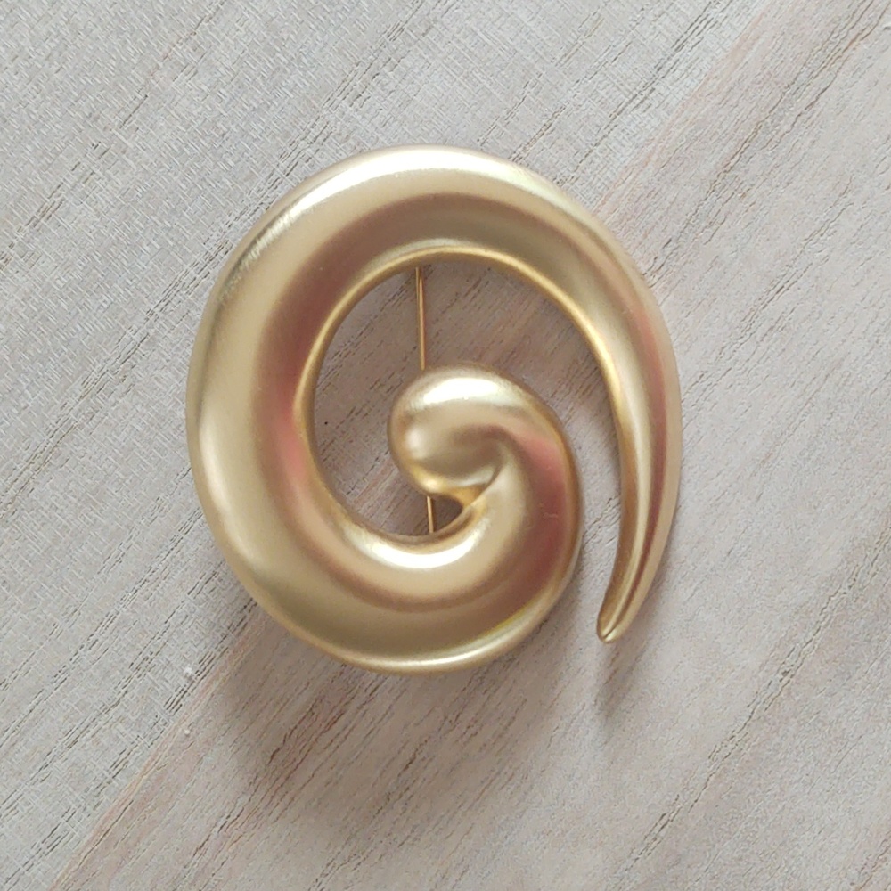 Monet Gold Brooch